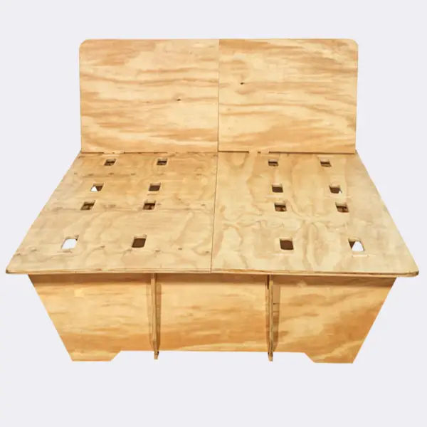 Base De Cama Madera Plana Nómada 2 Plazas - Imagen 2